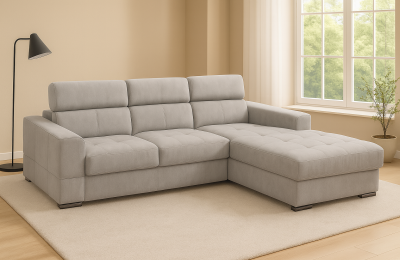 Kutna garnitura Brisel L s ležajem - 190x260x93 cm