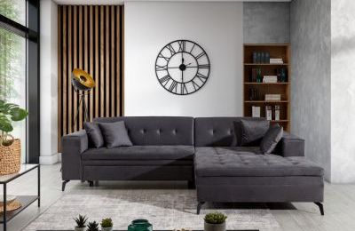 Kutna garnitura Solange s ležajem - 295x195x93 cm