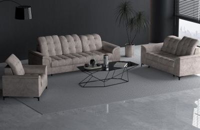 Set sjedećih garnitura SNAP - dvosjed + trosjed + fotelja