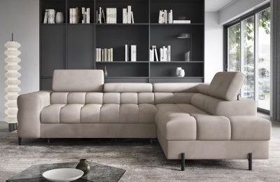 Kutna garnitura Ferucce na razvlačenje sa spremnikom - 200x276x44 cm