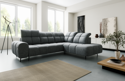 Kutna garnitura Sergio sa električnom funkcijom izvlačenja 275x225 cm