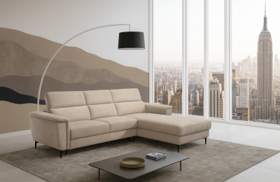 Kutna garnitura Orlando na razvlačenje sa spremnikom - 256x192 cm