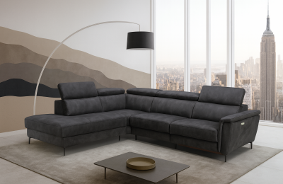 Kutna garnitura Orlando sa relax mehanizmom - 296x241 cm