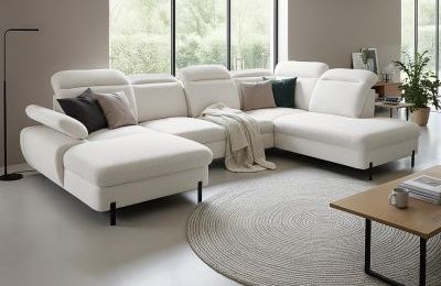 Kutna garnitura Sienna na razvlačenje sa spremnikom - 107x365x235 cm