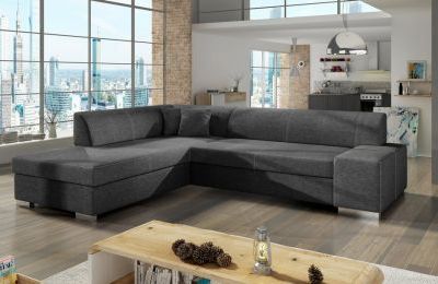 Kutna garnitura Porto s ležajem i spremnikom - 217x278x74 cm