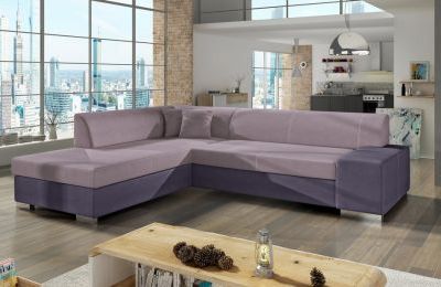 Kutna garnitura Porto s ležajem i spremnikom - 217x278x74 cm