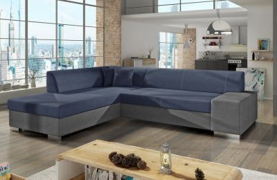 Kutna garnitura Porto s ležajem i spremnikom - 217x278x74 cm