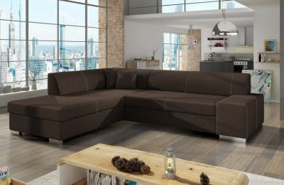 Kutna garnitura Porto s ležajem i spremnikom - 217x278x74 cm