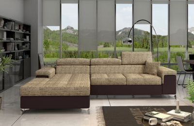 Kutna garnitura Ricardo s ležajem i spremnikom - 205x280x90 cm