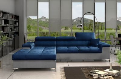 Kutna garnitura Ricardo s ležajem i spremnikom - 205x280x90 cm