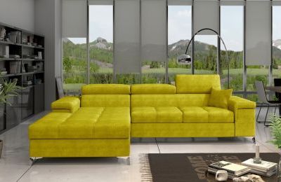 Kutna garnitura Ricardo s ležajem i spremnikom - 205x280x90 cm