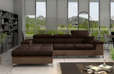 Kutna garnitura Ricardo s ležajem i spremnikom - 205x280x90 cm