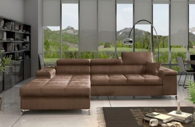 Kutna garnitura Ricardo s ležajem i spremnikom - 205x280x90 cm