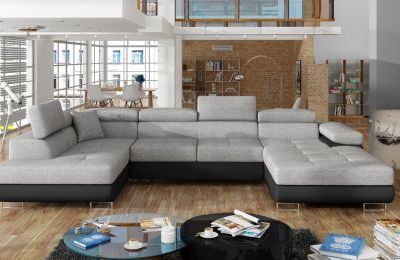 Kutna garnitura Rodrigo s ležajem i spremnikom - 202x345x90 cm