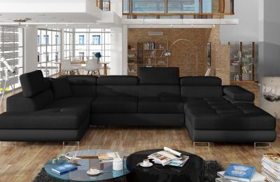 Kutna garnitura Rodrigo s ležajem i spremnikom - 202x345x90 cm