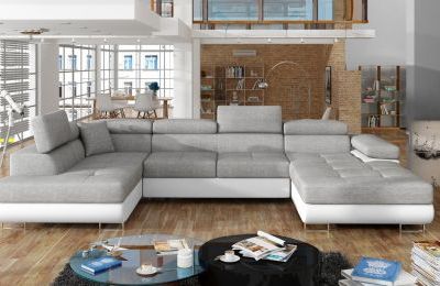 Kutna garnitura Rodrigo s ležajem i spremnikom - 202x345x90 cm