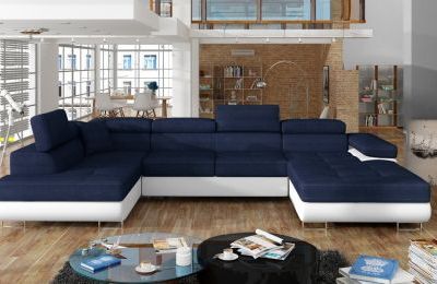 Kutna garnitura Rodrigo s ležajem i spremnikom - 202x345x90 cm