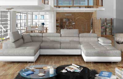 Kutna garnitura Rodrigo s ležajem i spremnikom - 202x345x90 cm