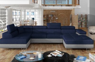 Kutna garnitura Rodrigo s ležajem i spremnikom - 202x345x90 cm