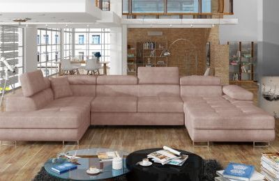 Kutna garnitura Rodrigo s ležajem i spremnikom - 202x345x90 cm