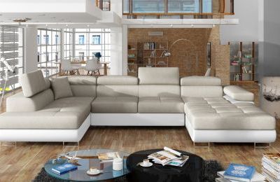 Kutna garnitura Rodrigo s ležajem i spremnikom - 202x345x90 cm