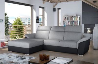 Kutna garnitura Trevisco s ležajem i spremnikom - 216x272x100 cm