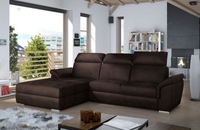 Kutna garnitura Trevisco s ležajem i spremnikom - 216x272x100 cm