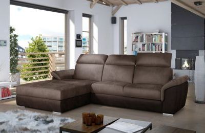 Kutna garnitura Trevisco s ležajem i spremnikom - 216x272x100 cm