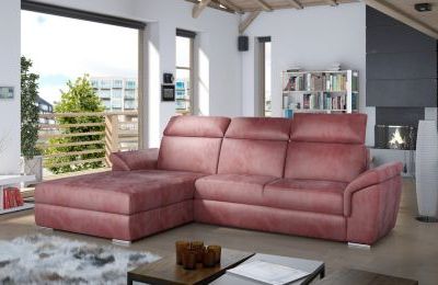 Kutna garnitura Trevisco s ležajem i spremnikom - 216x272x100 cm