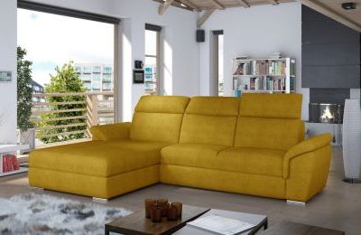 Kutna garnitura Trevisco s ležajem i spremnikom - 216x272x100 cm