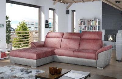 Kutna garnitura Trevisco s ležajem i spremnikom - 216x272x100 cm