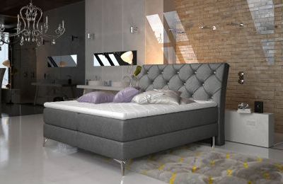 Boxspring krevet Adel - sa spremnikom - više boja i dimenzija