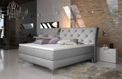 Boxspring krevet Adel - sa spremnikom - više boja i dimenzija