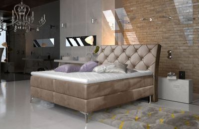 Boxspring krevet Adel - sa spremnikom - više boja i dimenzija