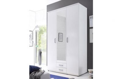 Trokrilni ormar s ladicama Karl - 120x190x55 cm