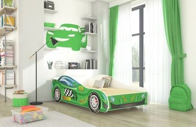 Dječji krevet s motivom Cars 2 - više motiva - 171x84x52 cm