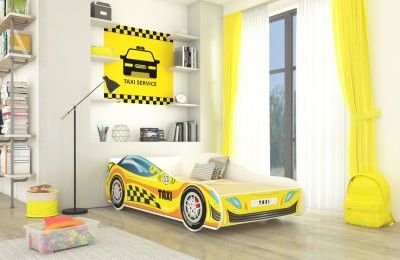 Dječji krevet s motivom Cars 2 - više motiva - 171x84x52 cm
