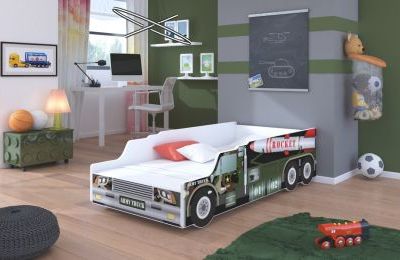 Dječji krevet s motivom Cars 2 - više motiva - 171x84x52 cm