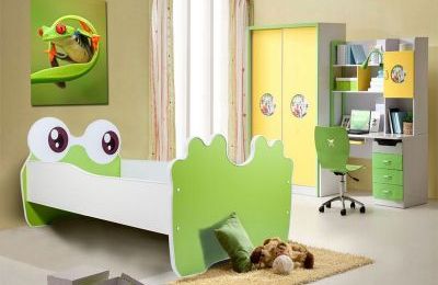 Dječji krevet s motivom životinja Bear - više dimenzija