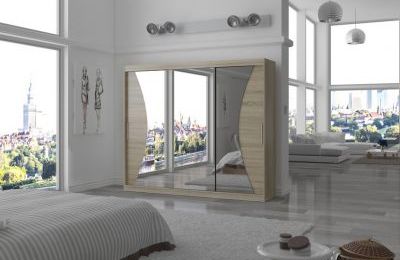 Ormar s kliznim vratima Diego - 250x58x215 cm