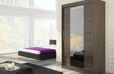 Ormar s kliznim vratima Iness - 150x58x200 cm