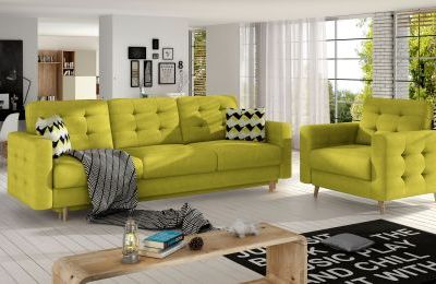 Set sjedećih garnitura Asgard - trosjed + fotelja - više boja