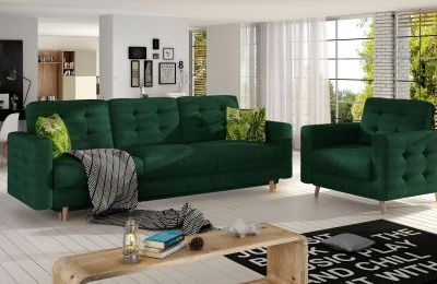 Set sjedećih garnitura Asgard - trosjed + fotelja - više boja