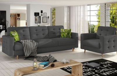 Set sjedećih garnitura Asgard - trosjed + fotelja - više boja