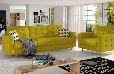 Set sjedećih garnitura Asgard - trosjed + fotelja - više boja