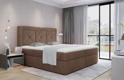 Boxspring krevet Idris, sa spremnicima - više boja i dimenzija