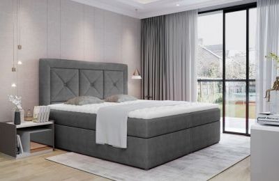 Boxspring krevet Idris, sa spremnicima - više boja i dimenzija