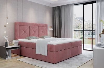 Boxspring krevet Idris, sa spremnicima - više boja i dimenzija