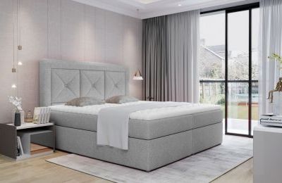 Boxspring krevet Idris, sa spremnicima - više boja i dimenzija