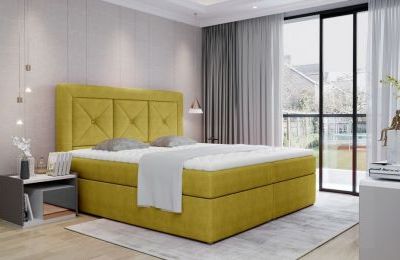 Boxspring krevet Idris, sa spremnicima - više boja i dimenzija